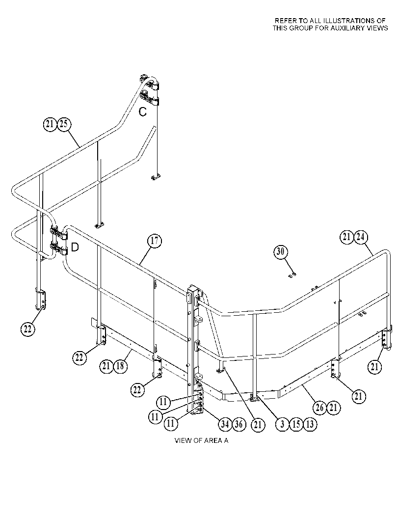CONVERSION GP-HANDRAIL 5867410 CAT