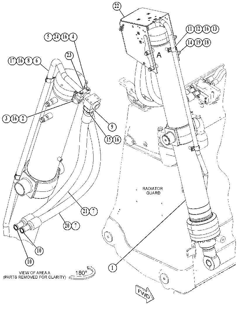 CYLINDER & LINES GP-LIFT 4929079 CAT
