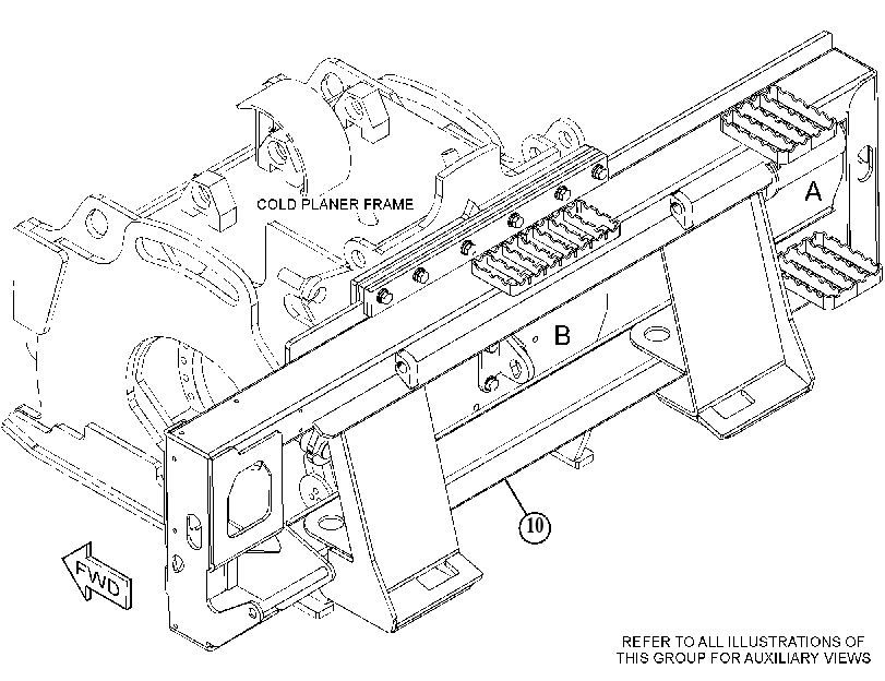 FRAME GP-COLD PLANER 5295905 CAT