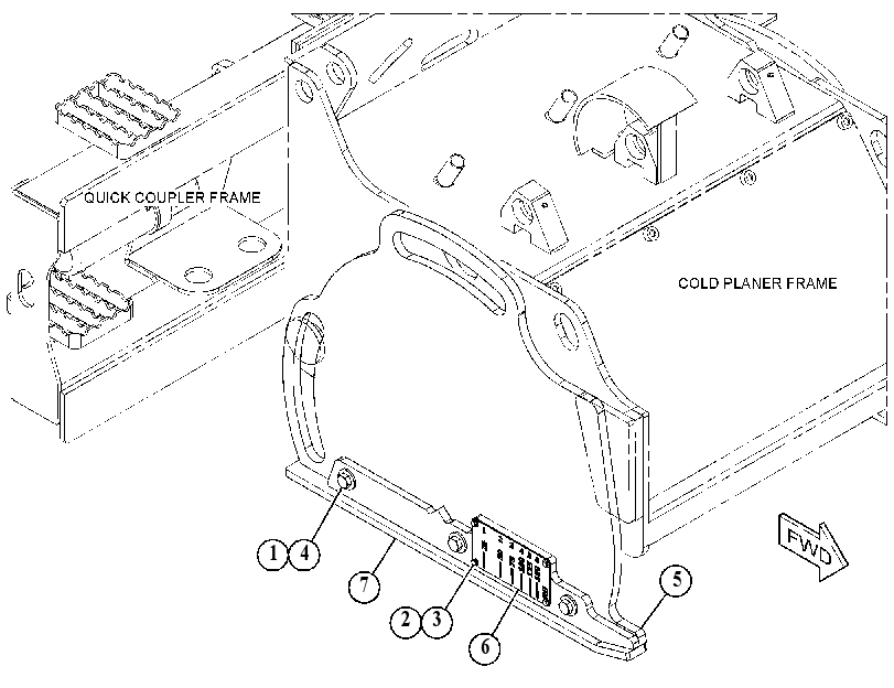 PLATE GP 5802406 CAT