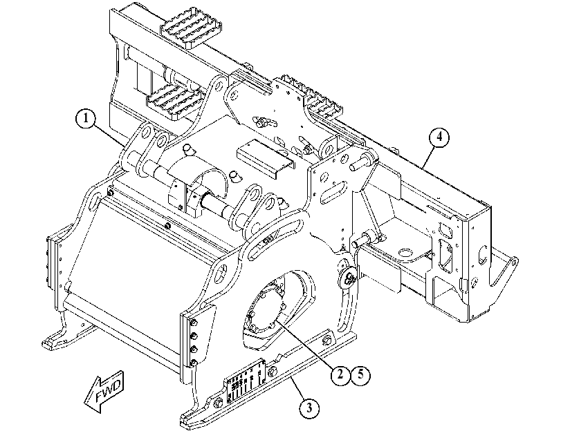 FRAME AR-COLD PLANER 5295797 CAT