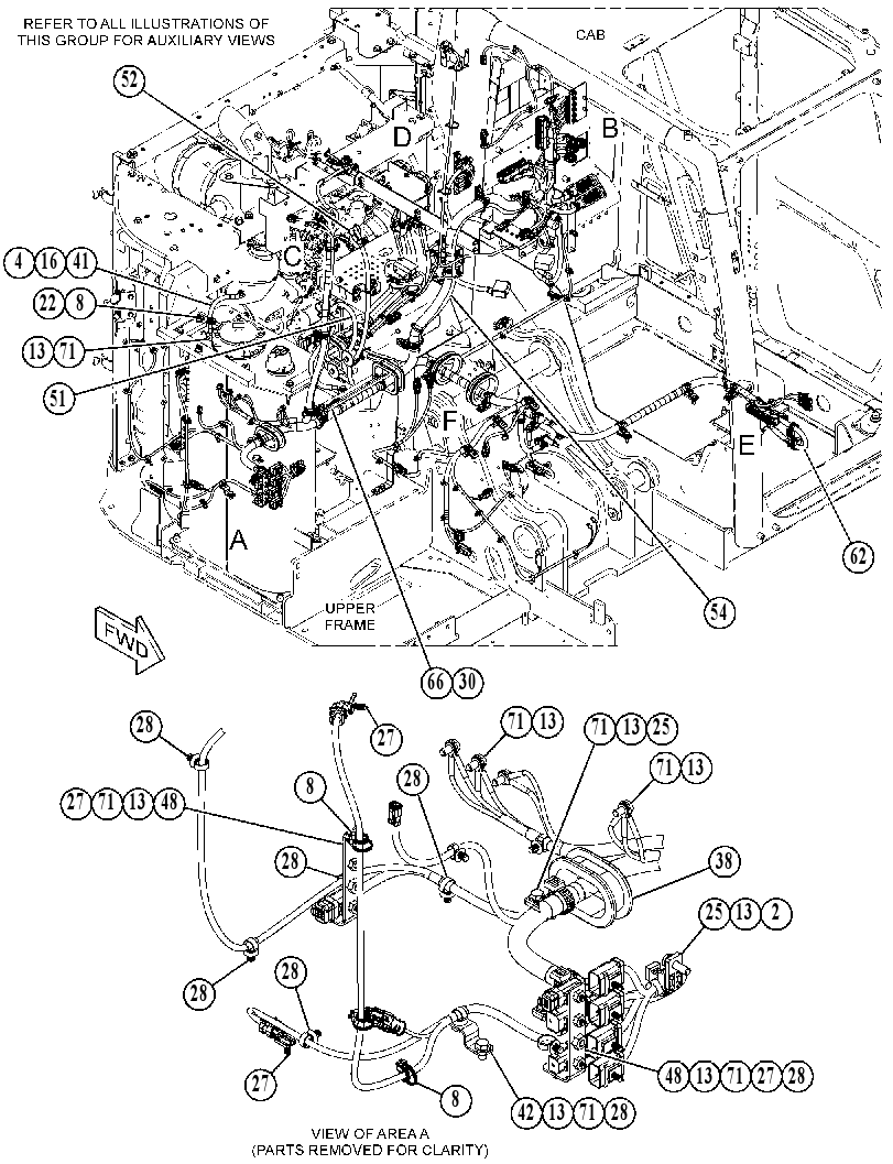 Проводка шасси 5630611 CAT