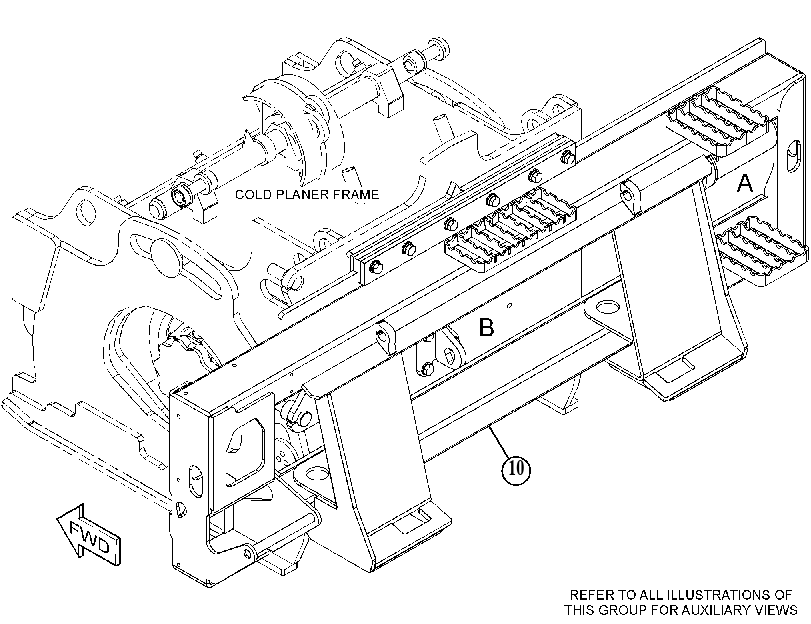 FRAME GP-COLD PLANER 5902727 CAT