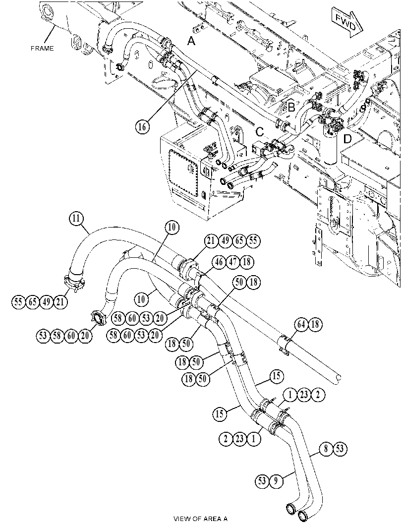 LINES GP-BRAKE COOLING 3993283 CAT
