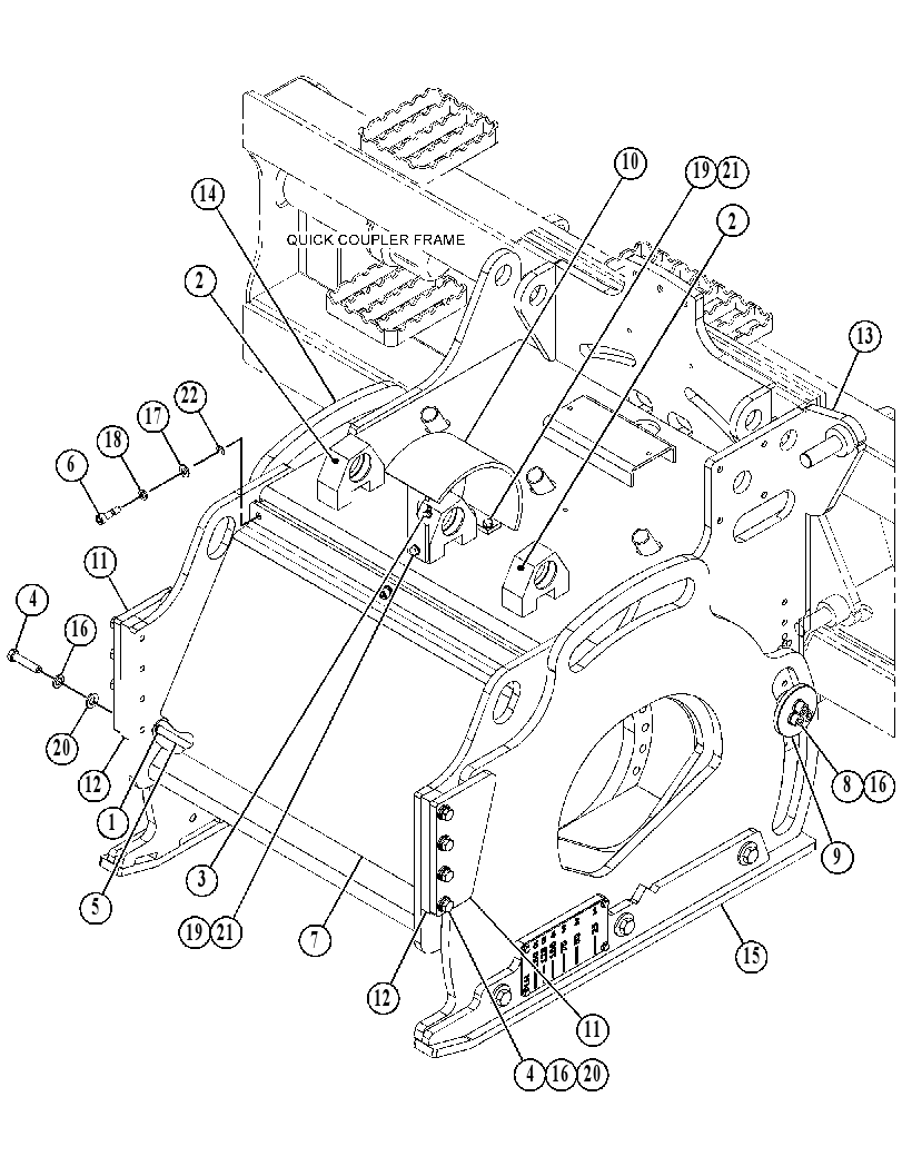 FRAME GP-COLD PLANER 5295904 CAT