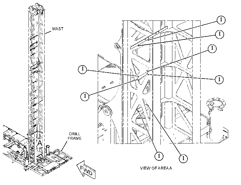 MOUNTING GP-MAST 5716700 CAT