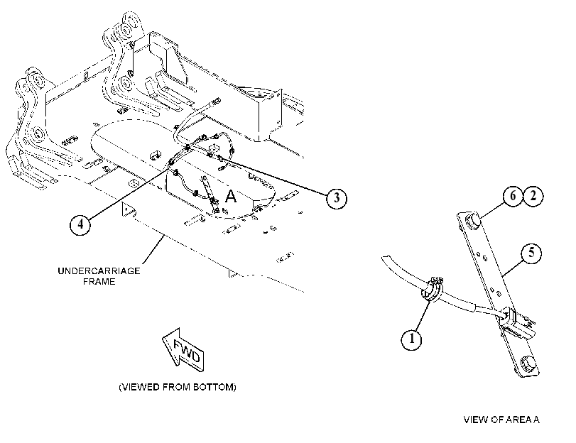 WIRING GP-UNDERCARRIAGE/SWIVEL 5207557 CAT