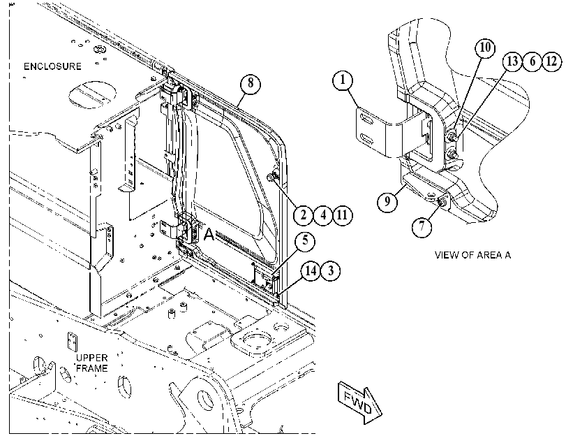 DOOR GP-ENCLOSURE 5398996 CAT