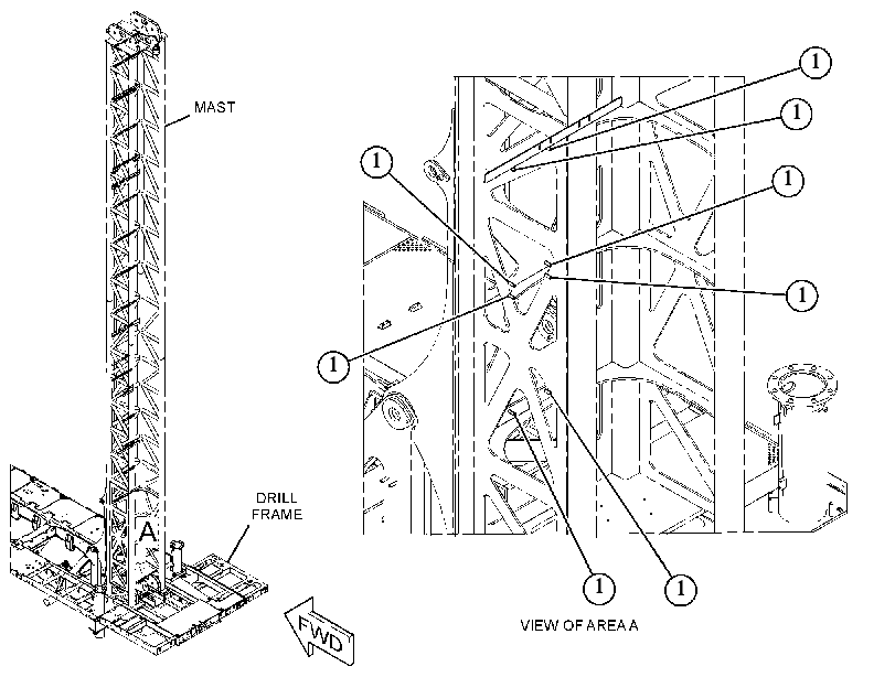 MOUNTING GP-MAST 5703400 CAT