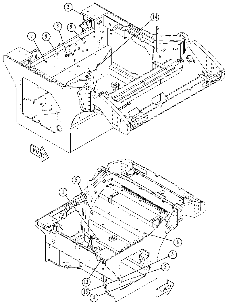 FRAME AS-FRONT 5238035 CAT