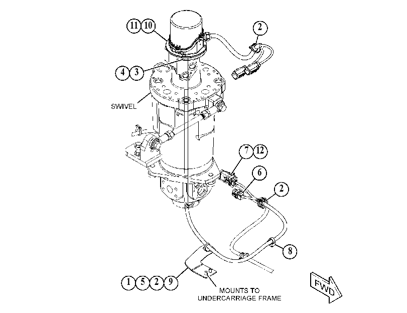 SWIVEL GP-ELECTRIC 5662909 CAT