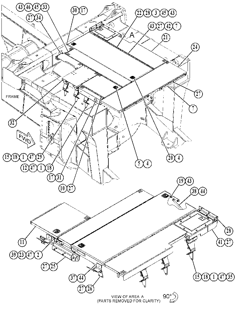 HOOD GP-TRUCK 3979910 CAT