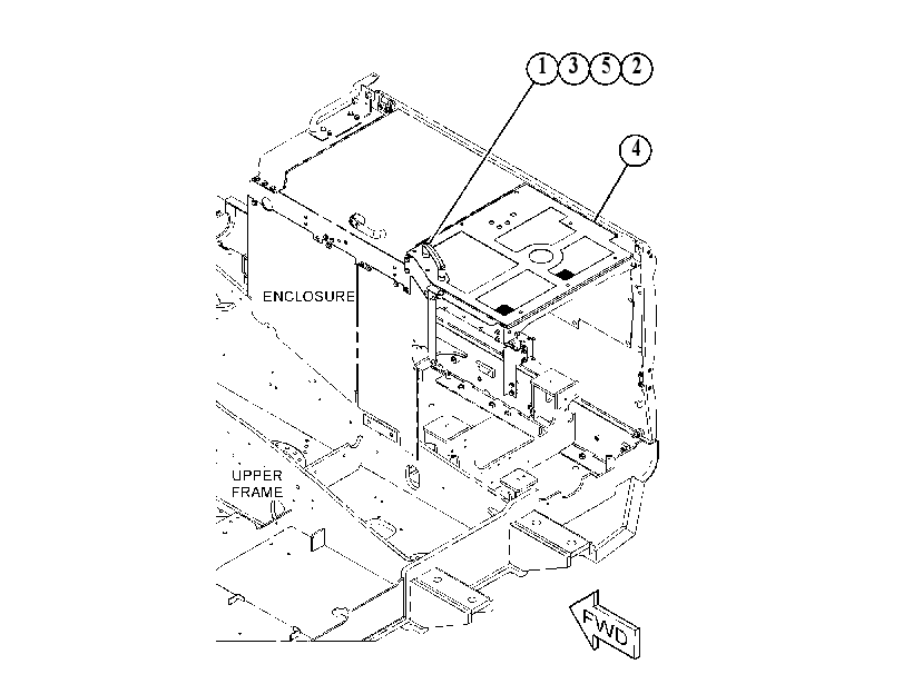 COVER GP-HOOD 5538765 CAT
