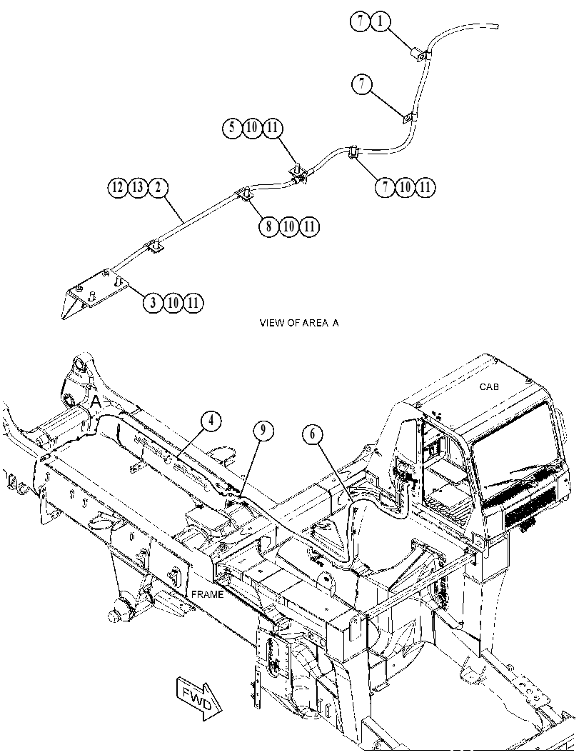 WIRING GP-TIRE MONITORING 3992132 CAT