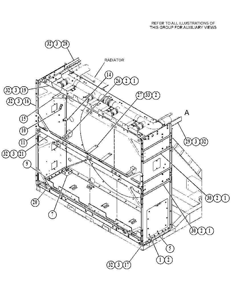 FRAME GP-RADIATOR 5786434 CAT