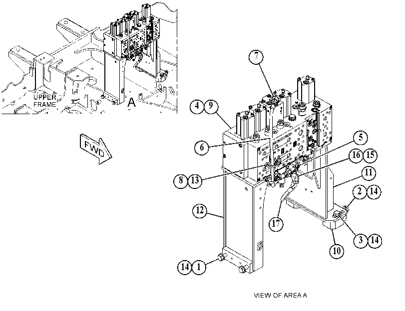 VALVE & LINES GP-CONTROL 5446963 CAT