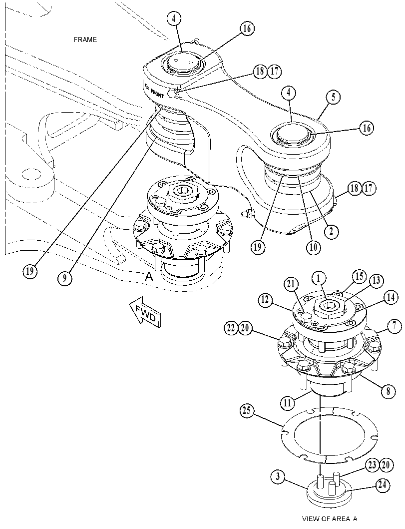 HITCH GP-OSCILLATING 3697208 CAT