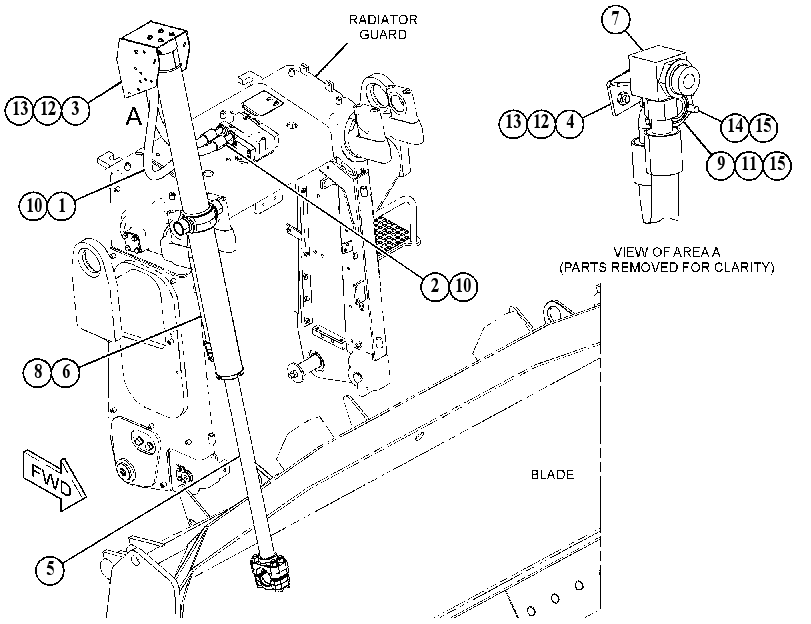 CYLINDER & LINES GP-LIFT 5405082 CAT