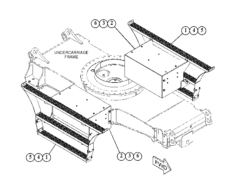MOUNTING GP-STEP & TOOL BOX 5170024 CAT