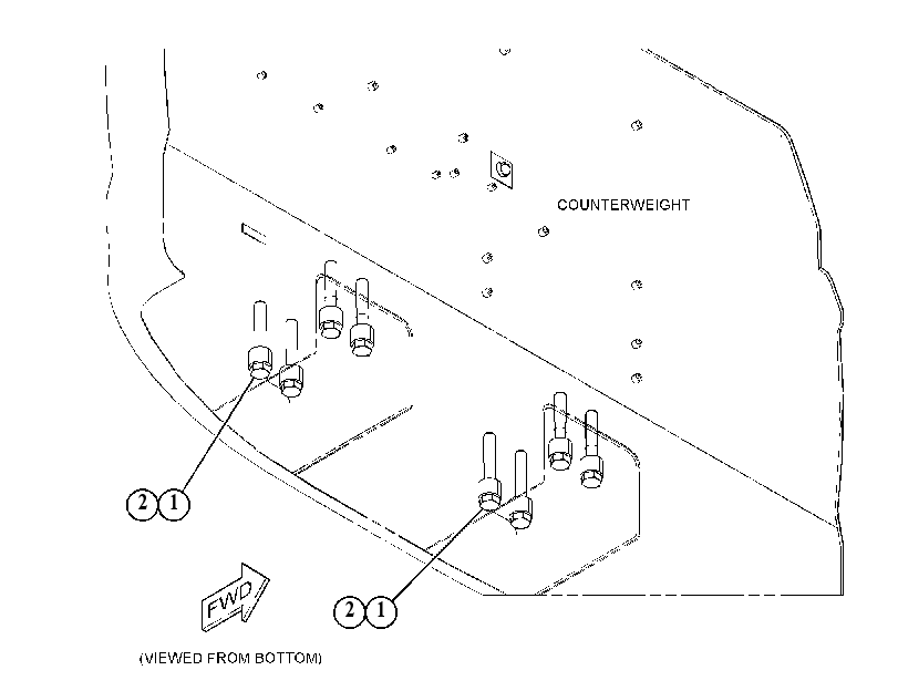MOUNTING GP-COUNTERWEIGHT 5672490 CAT