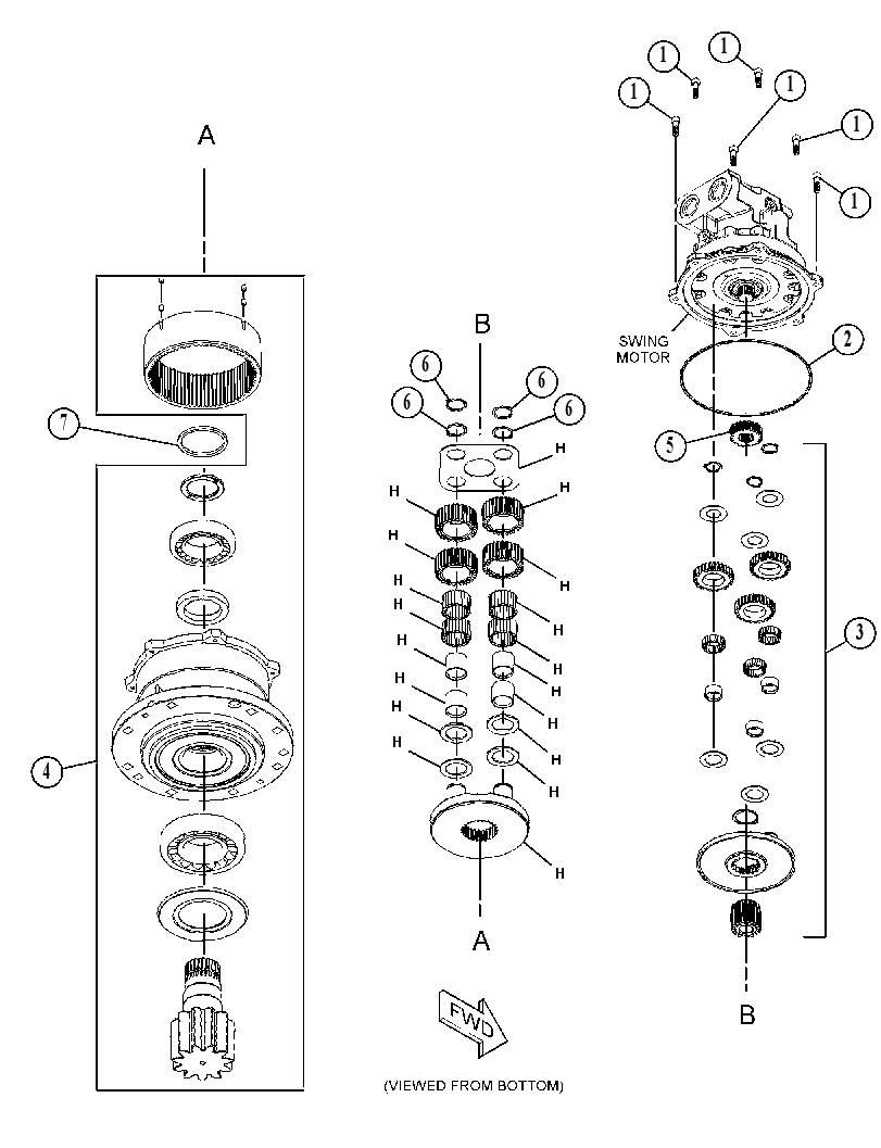 PLANETARY GP-SWING DRIVE 5848646 CAT