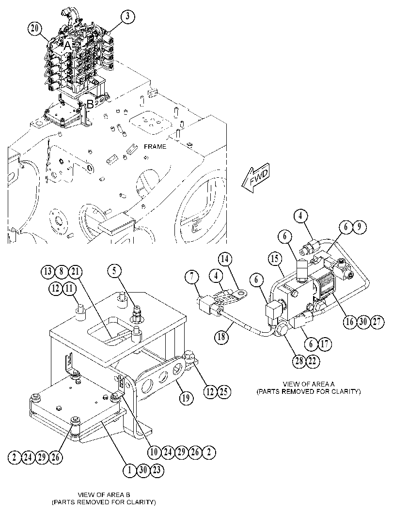 VALVE & MTG GP-IMPLEMENT CONT 5228961 CAT