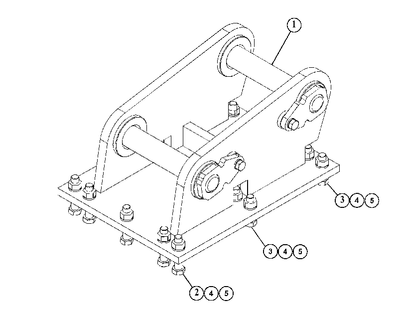 MOUNTING GP-WORK TOOL 5924123 CAT