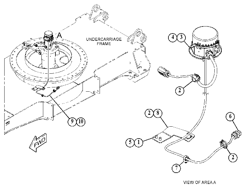 SWIVEL & MOUNTING GP 5662908 CAT