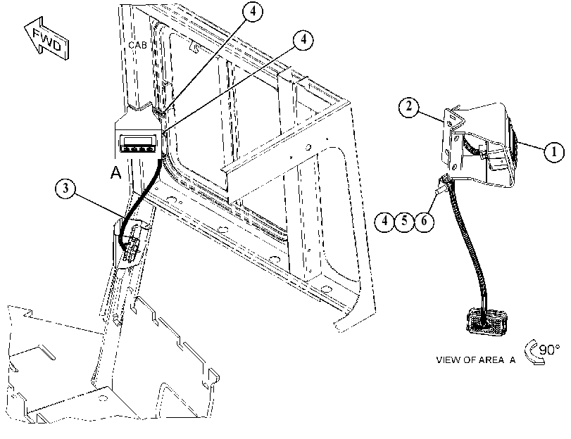 MOUNTING GP-MONITOR 5414488 CAT