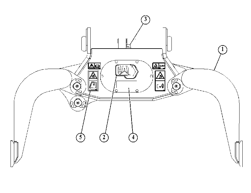 GRAPPLE AR-HYDRAULIC 5878639 CAT