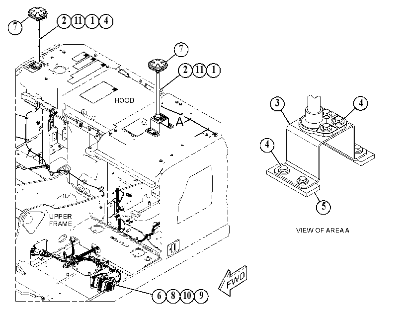 MOUNTING GP 5579717 CAT