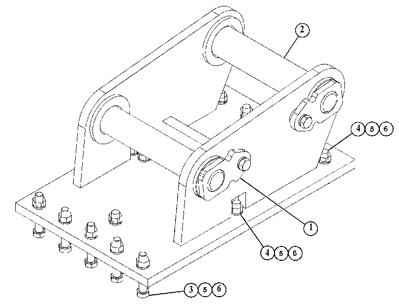MOUNTING GP-WORK TOOL 5929776 CAT