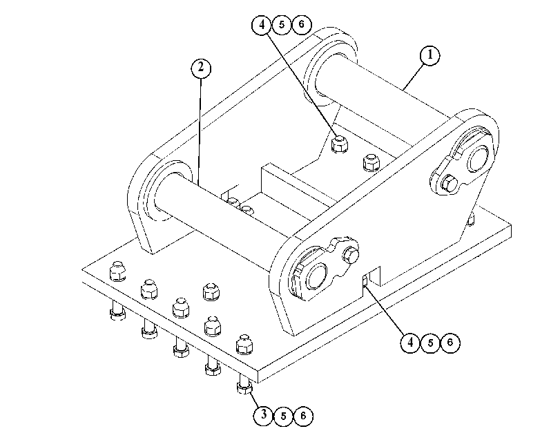 MOUNTING GP-WORK TOOL 5929777 CAT