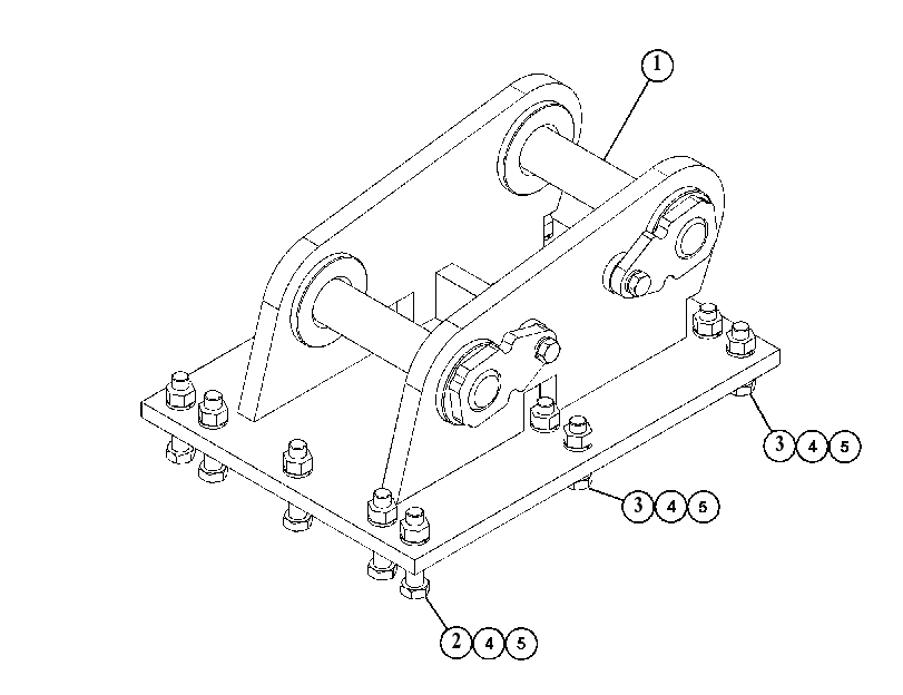 MOUNTING GP-WORK TOOL 5932926 CAT