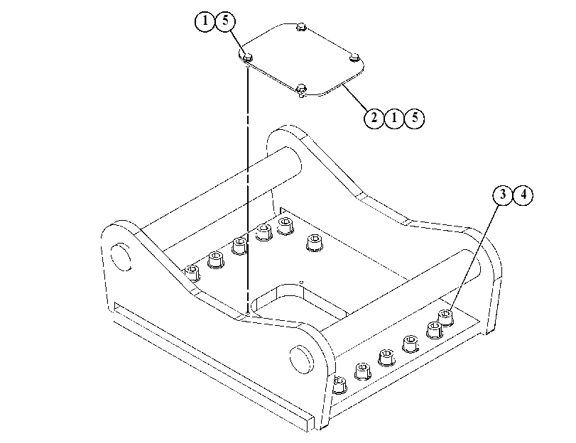 MOUNTING GP-WORK TOOL 5729430 CAT