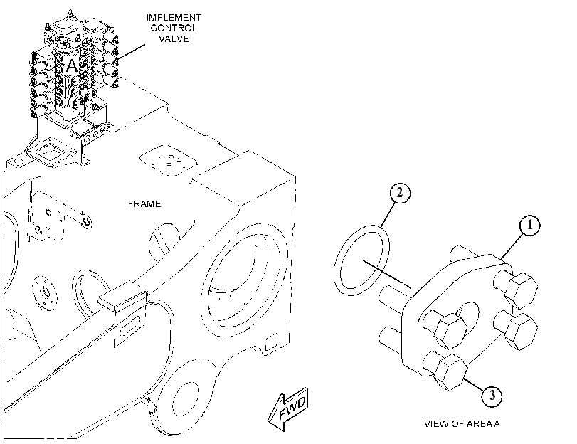 ADAPTER GP-HYDRAULIC 5254148 CAT