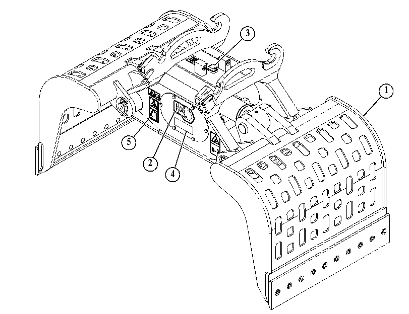 GRAPPLE AR-HYDRAULIC 5878659 CAT