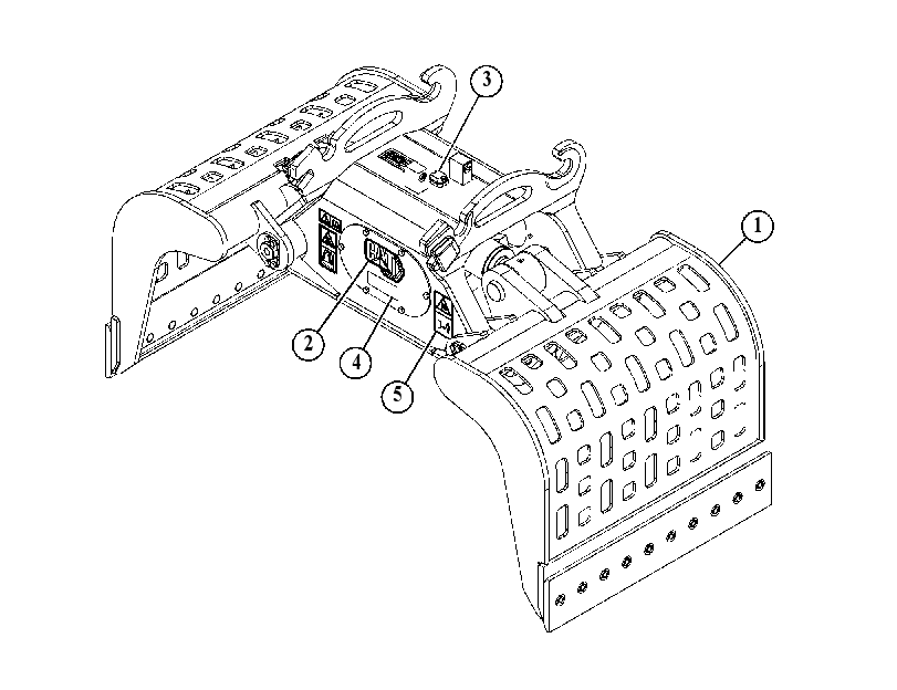 GRAPPLE AR-HYDRAULIC 5878658 CAT