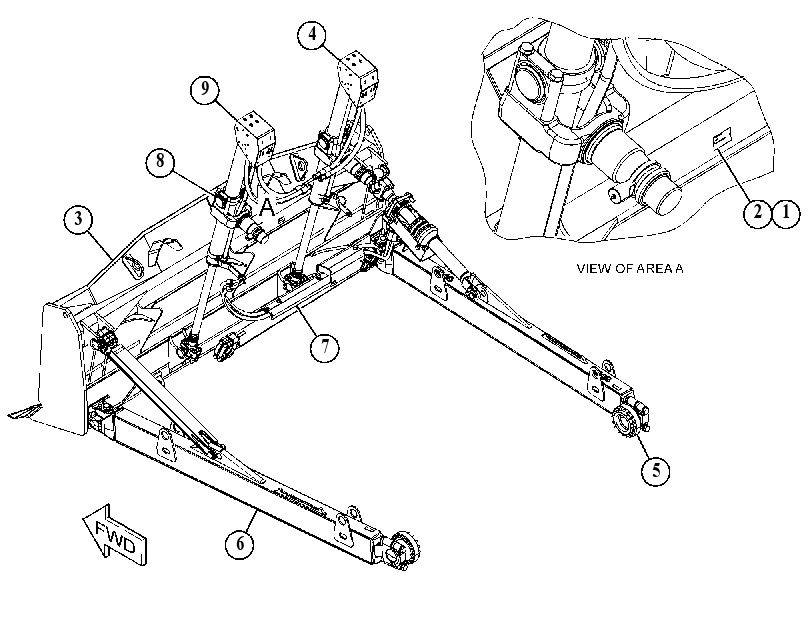 BULLDOZER AR-SEMI-UNIVERSAL 3837452 CAT