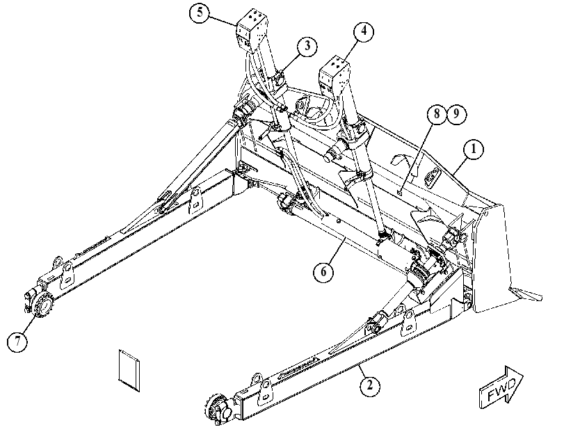 BULLDOZER AR-SEMI-UNIVERSAL 3837460 CAT