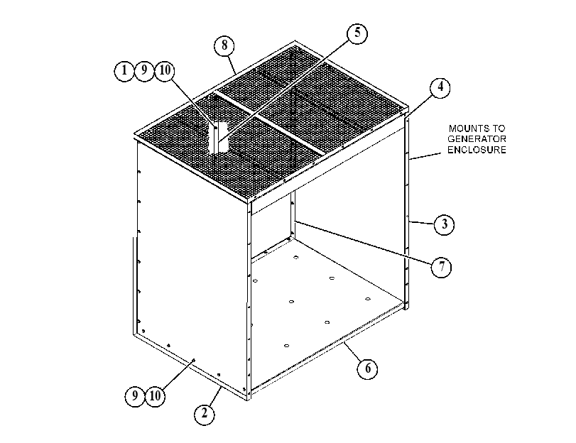 ENCLOSURE GP-EXTENSION 5674879 CAT
