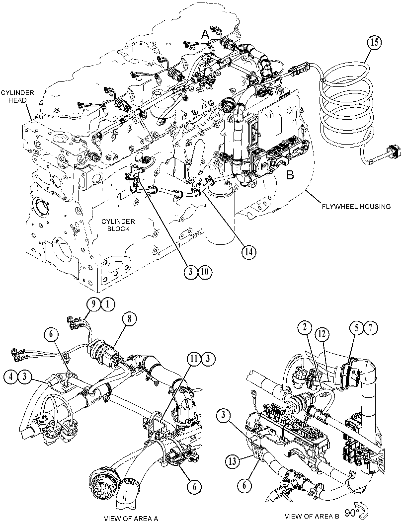 HARNESS GP-ENGINE 5624048 CAT
