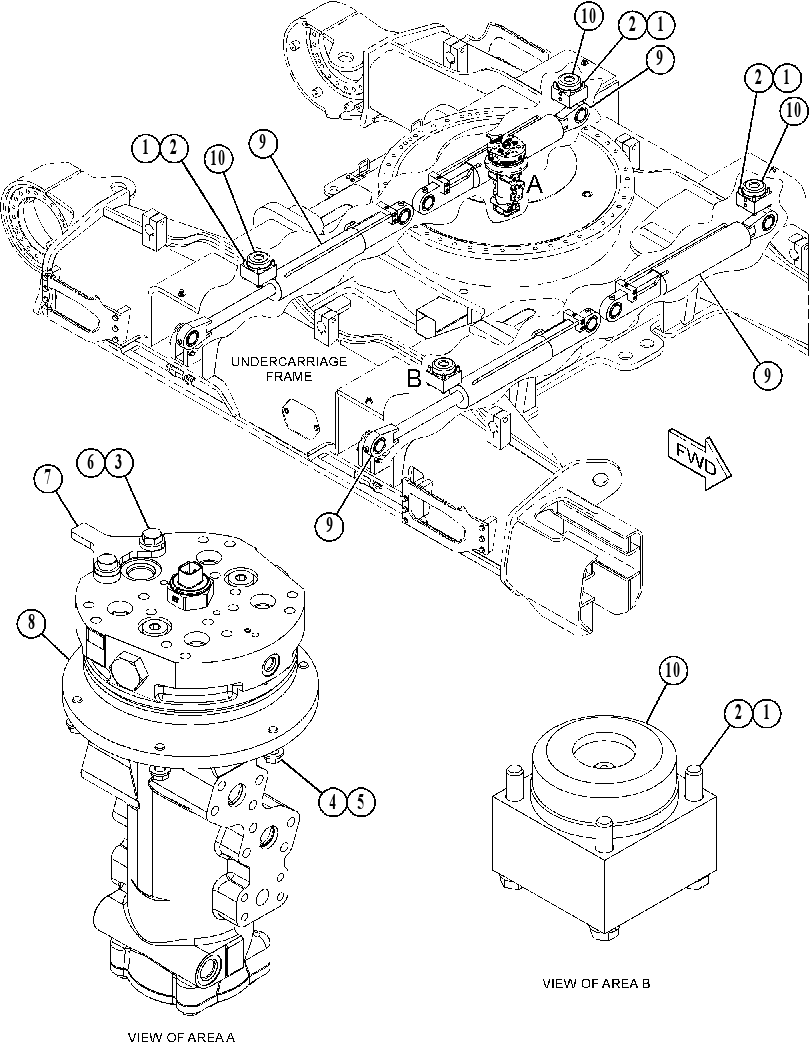 SWIVEL & MOUNTING GP 5805132 CAT
