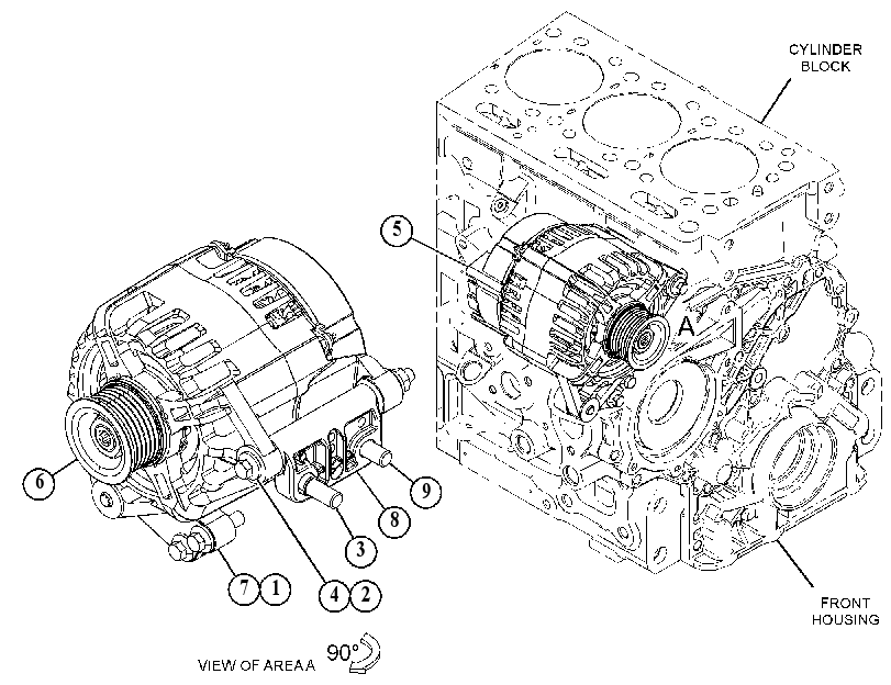Генератор зарядный 5118790 CAT