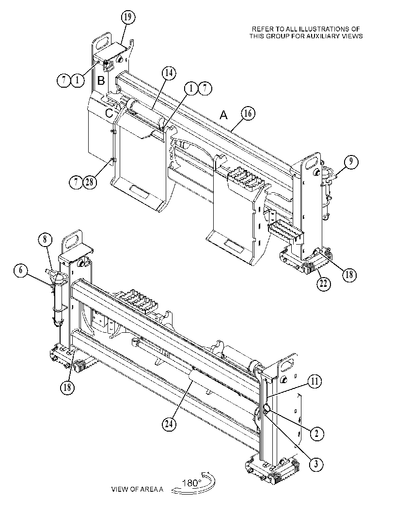 FRAME GP-BACKHOE 5516993 CAT