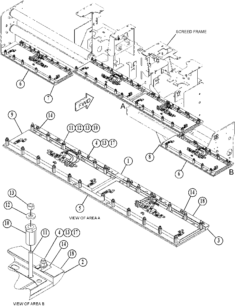 PLATE & HEATER GP-SCREED 2764605 CAT