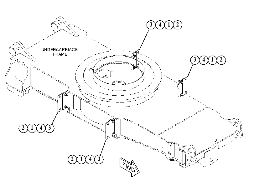 SUPPORT GP-FENDER 5843286 CAT