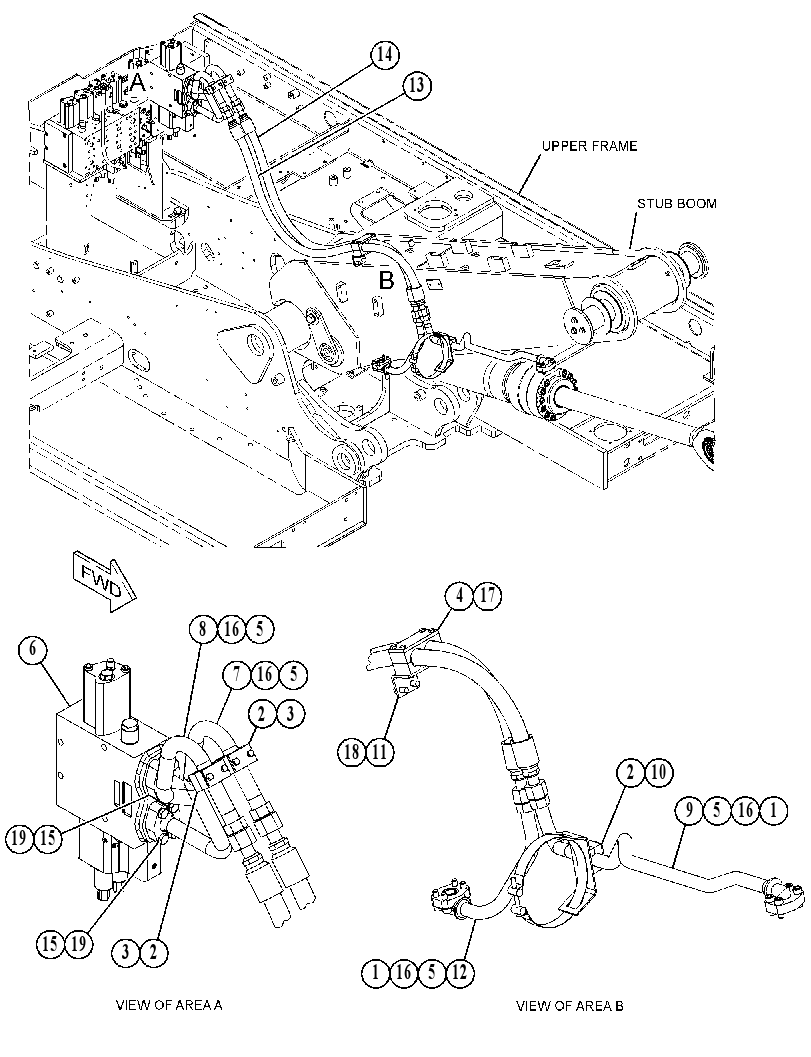 VALVE & LINES GP-BOOM 5479279 CAT
