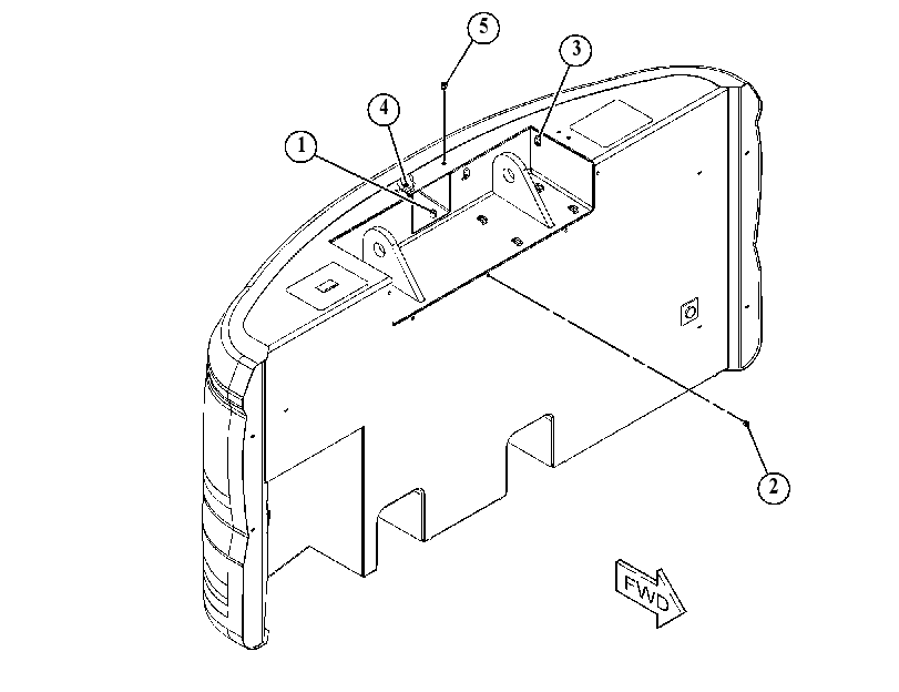 COUNTERWEIGHT AS 5539103 CAT