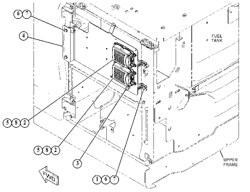 MOUNTING GP-RECEIVER 5514472 CAT
